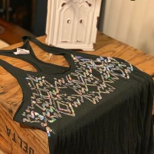 Beaded Pink VS tank good condition!